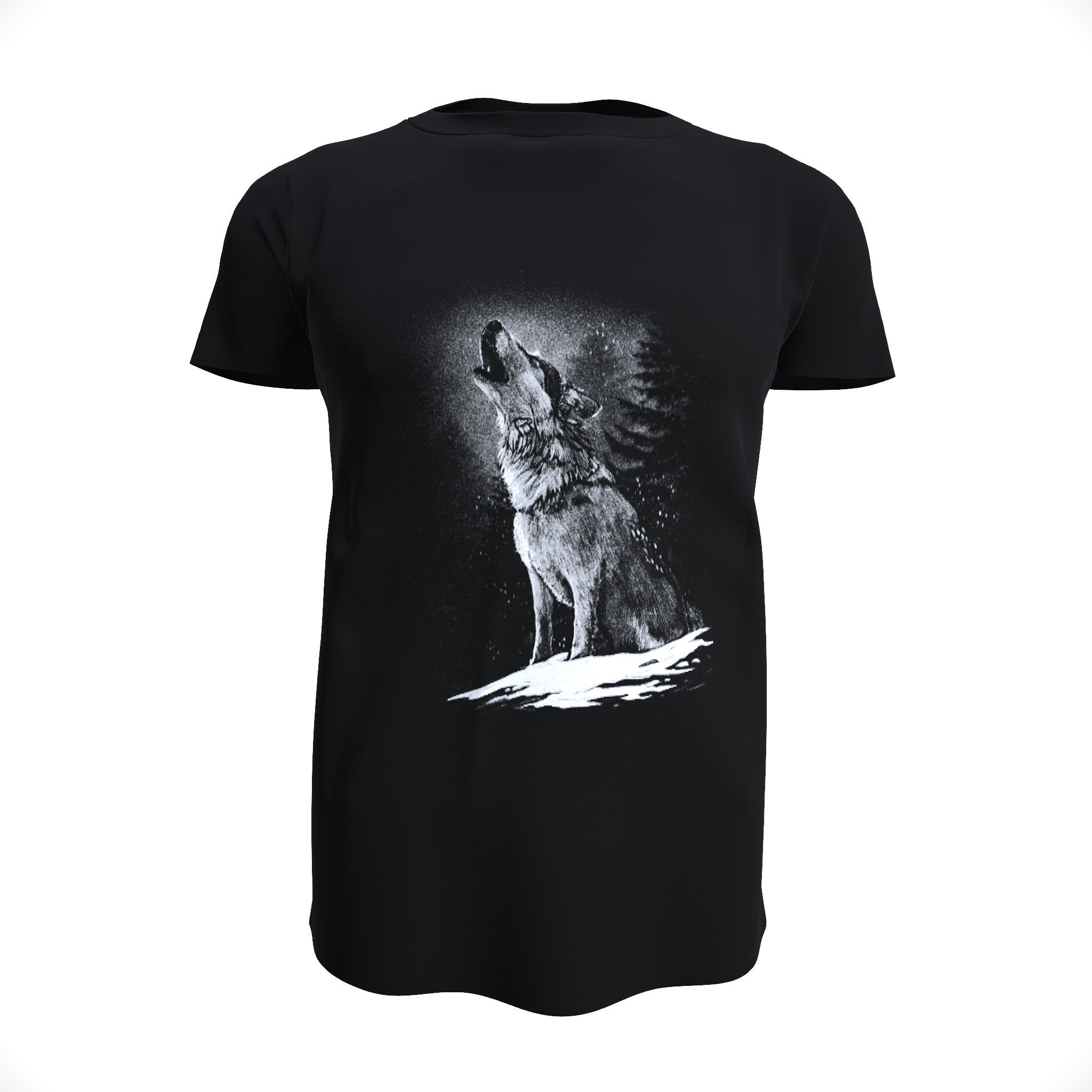 Wolf im Wald